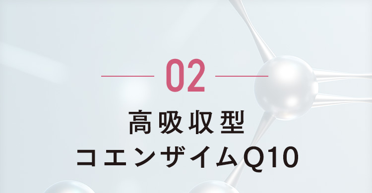 02 高吸収型コエンザイムQ10