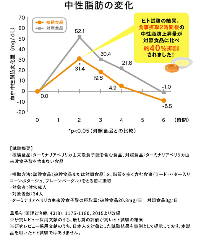 中性脂肪の変化